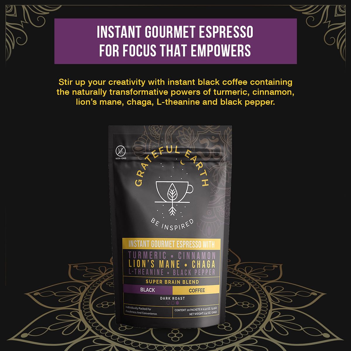 Instant Espresso Super Brain Blend