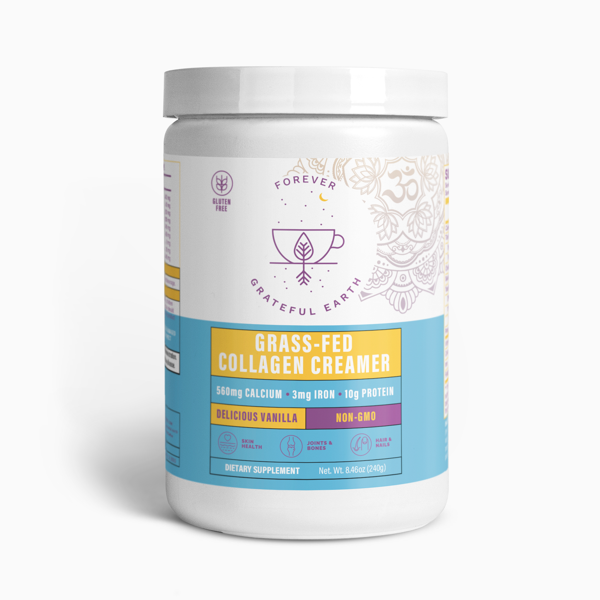 "Collagen Magic" Grass-Fed Vanilla Collagen Creamer