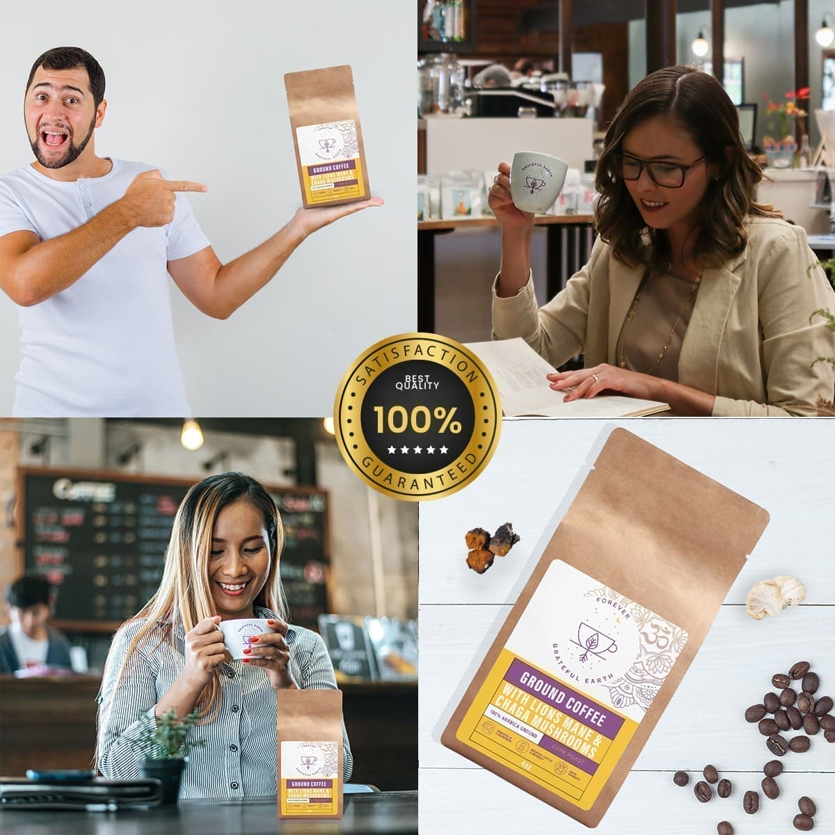 "Mega Superfood Coffee Kit + Free Collagen Creamer" -  Super-Sized Superfoods for Super Days