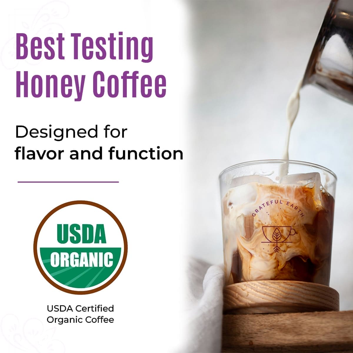 Manuka Honey Coffee, the Sweetest Morning Pick-Me-Up 16oz